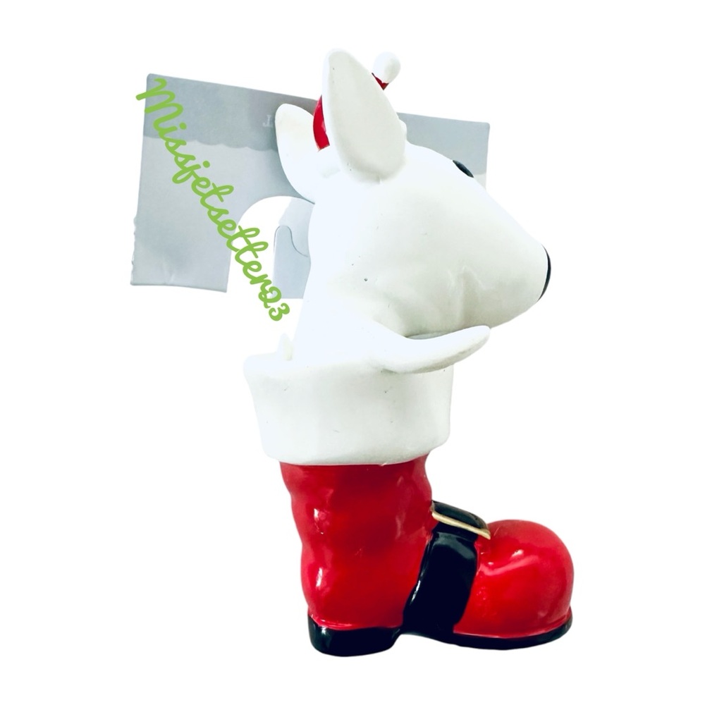 Target Wondershop Christmas Bullseye Dog Santa Boot Ornament 2024 - Picture 5 of 6